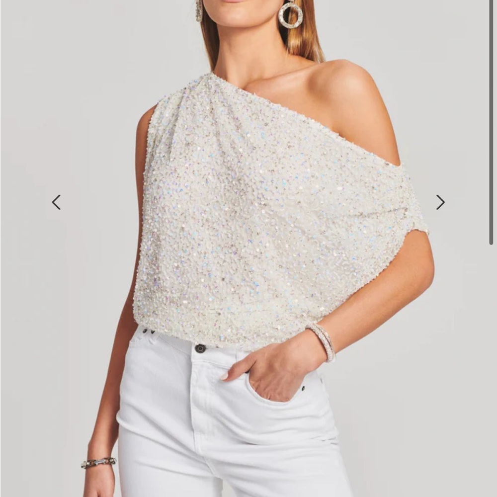 Retrofete Myles Sequin Top